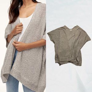 Aritzia Community Ionic Sweater Cape Oversized Open Front Cardigan Size XXS
